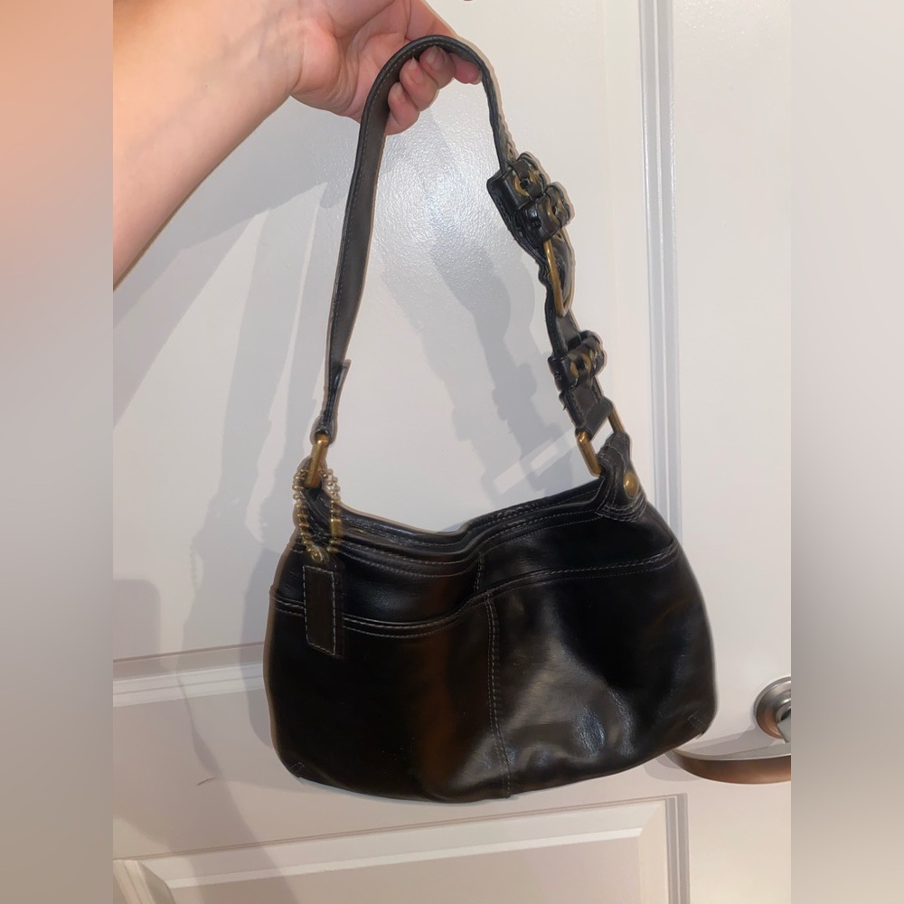 COACH Bleeker Hobo Bag - Black - Picture 3 of 8